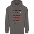 My Perfect Day Be The Best Mom Mother's Day Mens 80% Cotton Hoodie Charcoal