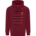 My Perfect Day Be The Best Mom Mother's Day Mens 80% Cotton Hoodie Maroon