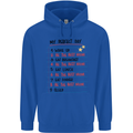 My Perfect Day Be The Best Mom Mother's Day Mens 80% Cotton Hoodie Royal Blue