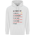 My Perfect Day Be The Best Mom Mother's Day Mens 80% Cotton Hoodie White