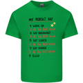 My Perfect Day Be The Best Mom Mother's Day Mens Cotton T-Shirt Tee Top Irish Green