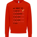 My Perfect Day Be The Best Mom Mother's Day Mens Sweatshirt Jumper Bright Red