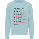 My Perfect Day Be The Best Mom Mother's Day Mens Sweatshirt Jumper Light Blue