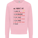 My Perfect Day Be The Best Mom Mother's Day Mens Sweatshirt Jumper Light Pink
