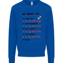My Perfect Day Be The Best Mom Mother's Day Mens Sweatshirt Jumper Royal Blue