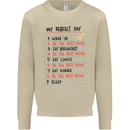 My Perfect Day Be The Best Mom Mother's Day Mens Sweatshirt Jumper Sand
