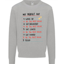 My Perfect Day Be The Best Mom Mother's Day Mens Sweatshirt Jumper Sports Grey