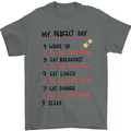 My Perfect Day Be The Best Mom Mother's Day Mens T-Shirt Cotton Gildan Charcoal