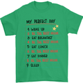 My Perfect Day Be The Best Mom Mother's Day Mens T-Shirt Cotton Gildan Irish Green
