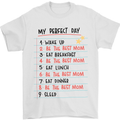 My Perfect Day Be The Best Mom Mother's Day Mens T-Shirt Cotton Gildan White