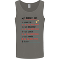 My Perfect Day Be The Best Mom Mother's Day Mens Vest Tank Top Charcoal