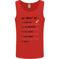 My Perfect Day Be The Best Mom Mother's Day Mens Vest Tank Top Red