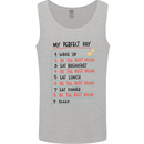 My Perfect Day Be The Best Mom Mother's Day Mens Vest Tank Top Sports Grey