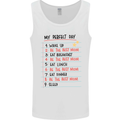 My Perfect Day Be The Best Mom Mother's Day Mens Vest Tank Top White