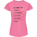My Perfect Day Be The Best Mom Mother's Day Womens Petite Cut T-Shirt Azalea