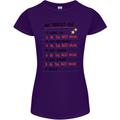 My Perfect Day Be The Best Mom Mother's Day Womens Petite Cut T-Shirt Purple