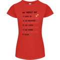 My Perfect Day Be The Best Mom Mother's Day Womens Petite Cut T-Shirt Red