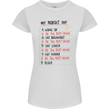 My Perfect Day Be The Best Mom Mother's Day Womens Petite Cut T-Shirt White