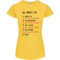 My Perfect Day Be The Best Mom Mother's Day Womens Petite Cut T-Shirt Yellow