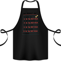My Perfect Day Be The Best Mum Mother's Day Cotton Apron 100% Organic Black