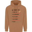 My Perfect Day Be The Best Mum Mother's Day Mens 80% Cotton Hoodie Caramel Latte