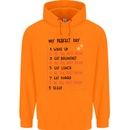 My Perfect Day Be The Best Mum Mother's Day Mens 80% Cotton Hoodie Orange