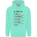 My Perfect Day Be The Best Mum Mother's Day Mens 80% Cotton Hoodie Peppermint