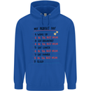 My Perfect Day Be The Best Mum Mother's Day Mens 80% Cotton Hoodie Royal Blue