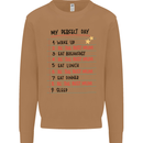 My Perfect Day Be The Best Mum Mother's Day Mens Sweatshirt Jumper Caramel Latte
