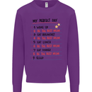 My Perfect Day Be The Best Mum Mother's Day Mens Sweatshirt Jumper Purple