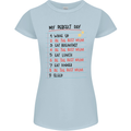 My Perfect Day Be The Best Mum Mother's Day Womens Petite Cut T-Shirt Light Blue