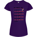 My Perfect Day Be The Best Mum Mother's Day Womens Petite Cut T-Shirt Purple