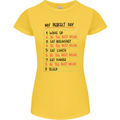 My Perfect Day Be The Best Mum Mother's Day Womens Petite Cut T-Shirt Yellow
