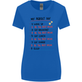 My Perfect Day Be The Best Mum Mother's Day Womens Wider Cut T-Shirt Royal Blue