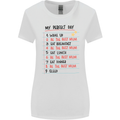 My Perfect Day Be The Best Mum Mother's Day Womens Wider Cut T-Shirt White