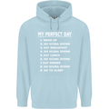 My Perfect Day Scuba Diving Diver Dive Childrens Kids Hoodie Light Blue
