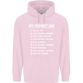 My Perfect Day Scuba Diving Diver Dive Childrens Kids Hoodie Light Pink