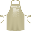 My Perfect Day Scuba Diving Diver Dive Cotton Apron 100% Organic Khaki