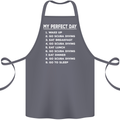 My Perfect Day Scuba Diving Diver Dive Cotton Apron 100% Organic Steel