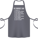 My Perfect Day Scuba Diving Diver Dive Cotton Apron 100% Organic Steel