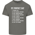 My Perfect Day Scuba Diving Diver Dive Kids T-Shirt Childrens Charcoal