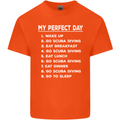 My Perfect Day Scuba Diving Diver Dive Kids T-Shirt Childrens Orange
