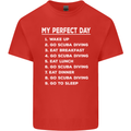 My Perfect Day Scuba Diving Diver Dive Kids T-Shirt Childrens Red