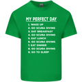 My Perfect Day Scuba Diving Diver Dive Mens Cotton T-Shirt Tee Top Irish Green