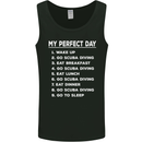 My Perfect Day Scuba Diving Diver Dive Mens Vest Tank Top Black