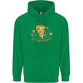 My Pizza Universe Funny Food Diet Childrens Kids Hoodie Irish Green