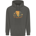 My Pizza Universe Funny Food Diet Childrens Kids Hoodie Storm Grey