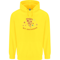 My Pizza Universe Funny Food Diet Childrens Kids Hoodie Yellow