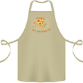 My Pizza Universe Funny Food Diet Cotton Apron 100% Organic Khaki