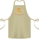 My Pizza Universe Funny Food Diet Cotton Apron 100% Organic Khaki